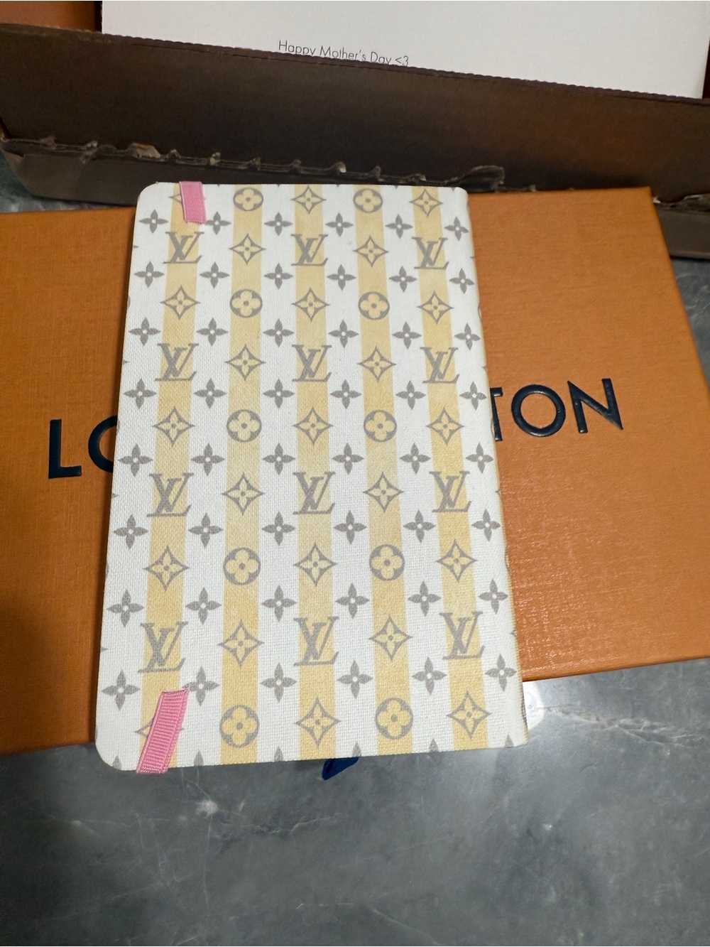 Louis Vuitton Jane Notebook Resort PM. Yellow stripes, out of stock - Picture 7 of 11